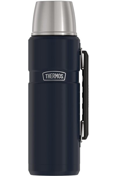 Thermos Stainless King Vacuum Insulated Beverage Bottle, 40 oz, Dark Blue