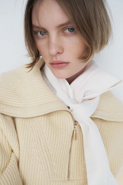 H&M Rib-knit zip-top jumper