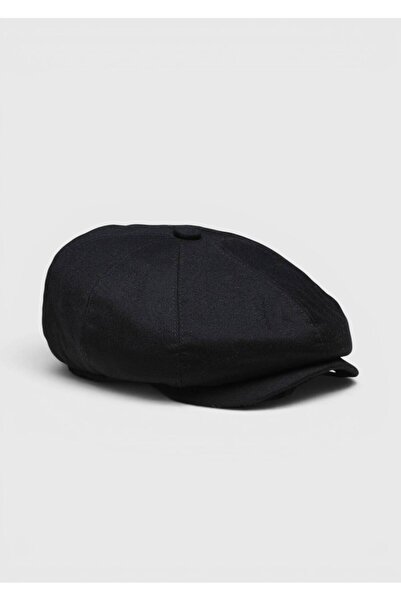 Ramsey Black 100% Wool Hat