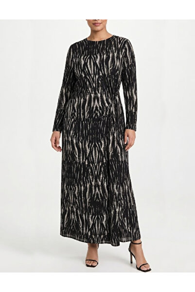 Evendi Rochie lunga, Negru/Alb