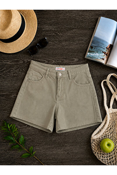 GRİİ WEAR شورت جينز أزور