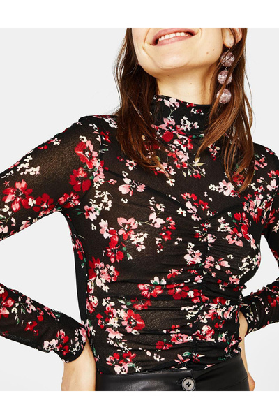 Evendi Bluza, Negru floral