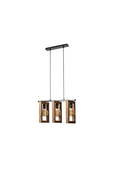 Cojom Candelabru Tokyo 3M, lemn maro antic, 3XE27