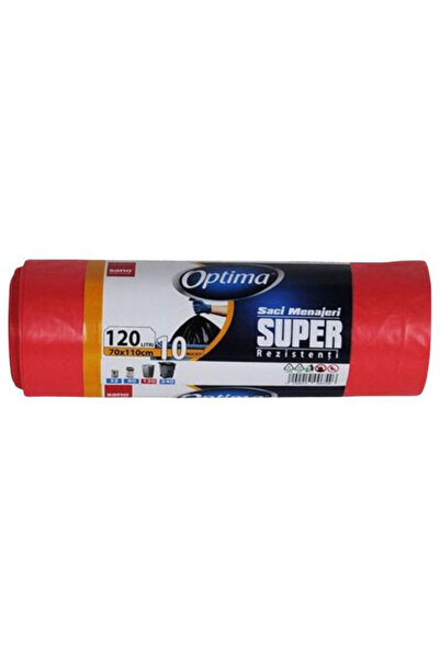 Sano Saci Menajeri Rosii - Optima Super, 120 l, 10 buc