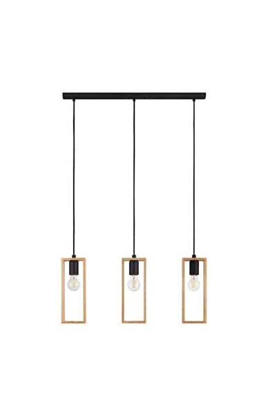 Cojom Candelabru Bloom 3N, lemn, wenge, 3XE27