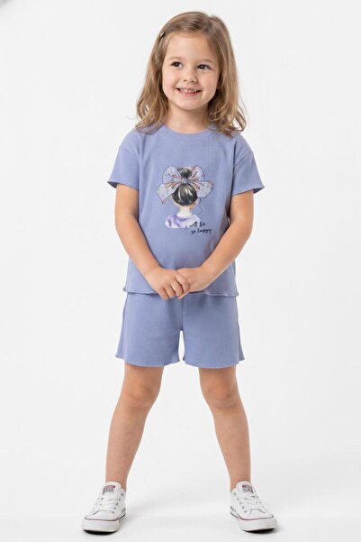 MiaBaby Printed Girls' Shorts Set