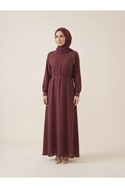 Beyza Giyim 9663 Boru Boncuklu Elbise