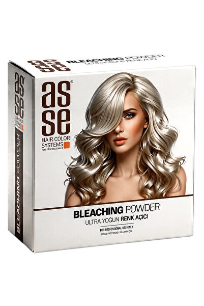 asse Bleaching Powder – Ultra Güçlü Saç Açıcı Toz, 8 Ton Açma Etkisi, Profesy...