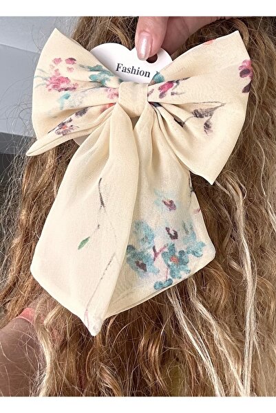 Niloshe&Sinoshe NS Accesories Floral Patterned Bow Detailed Automatic Buckle