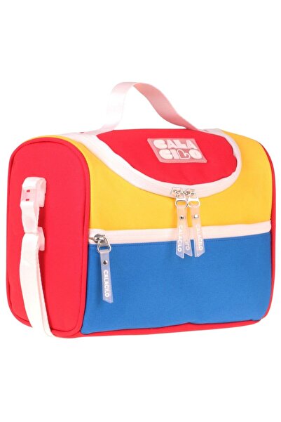 CalaCilo Boy's Bull Red and Yellow Colorful Thermal Insulated School Lunch Ba...