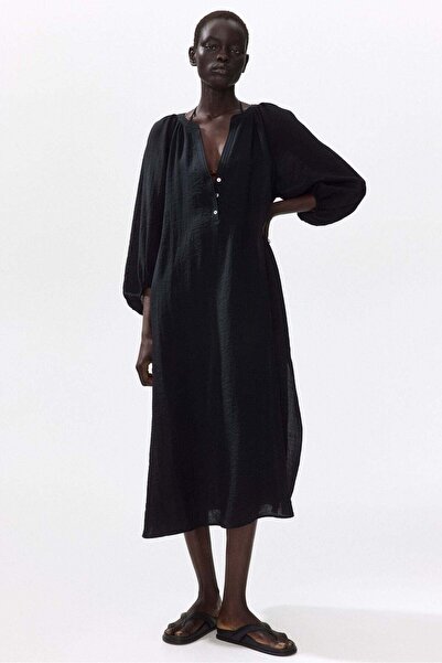 H&M Oversized tie-belt dress