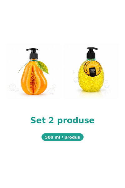 Tasty Set 2 Produse Tasty, Mix Pepene Galben, Ananas