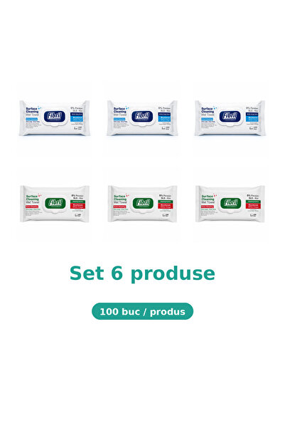 Fibril Set 6 Produse Fibril, Mix 3x Blue, 3x Green