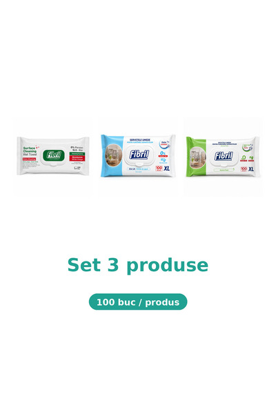 Fibril Set 3 Produse Fibril, Mix Green, Xl Blue, Xl Green