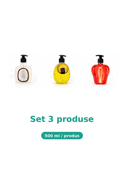 Tasty Set 3 Produse Tasty, Mix Cocos, Ananas, Capsuni