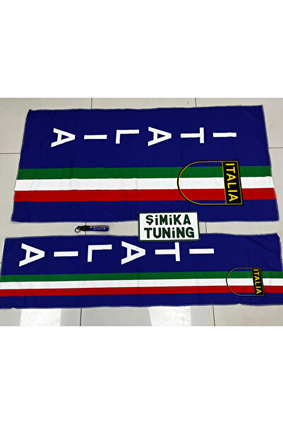 şimika tuning tuningmarketim طقم مناشف توربيدو وسجادة ظهر من بلو إيطاليا 2 قط...