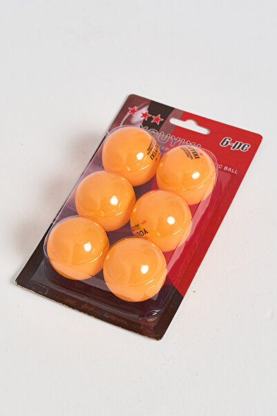 Zadem Store Table Tennis Ball 40+ mm Orange - Pack of 6 Ping Pong Ball Set