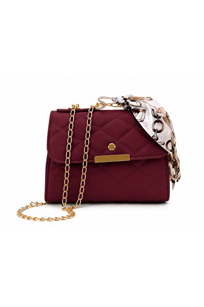 Logis Women's Quilted Chain Strap Shoulder Bag – Cream Color – Stylish for Da...