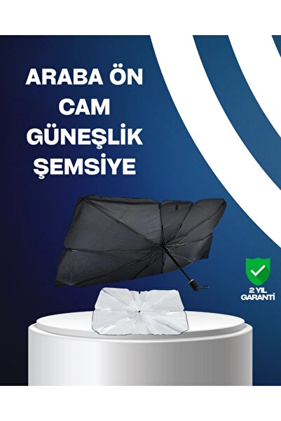ARMÜZ Parasolar cu blocare a căldurii și a razelor UV – 360 °   Confort cu mâ...