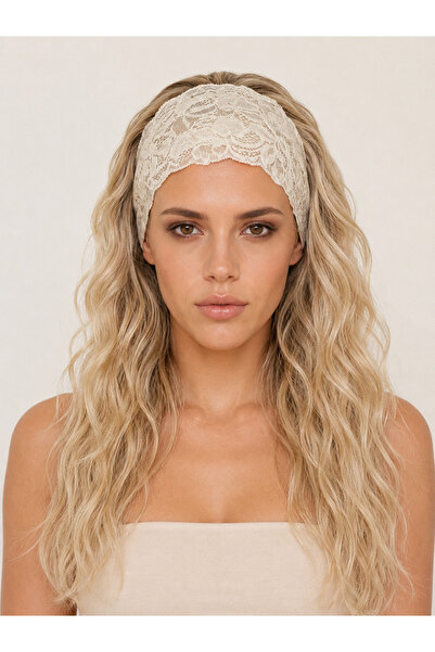Bukiro Lace Hair Band Wide Bohemian Vintage Women's Hair Accessory