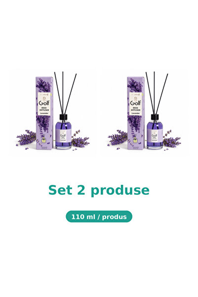 Golf Bax 2 Pachete Betisoare Parfumate pentru Camera Reed Diffuser Lavender, ...