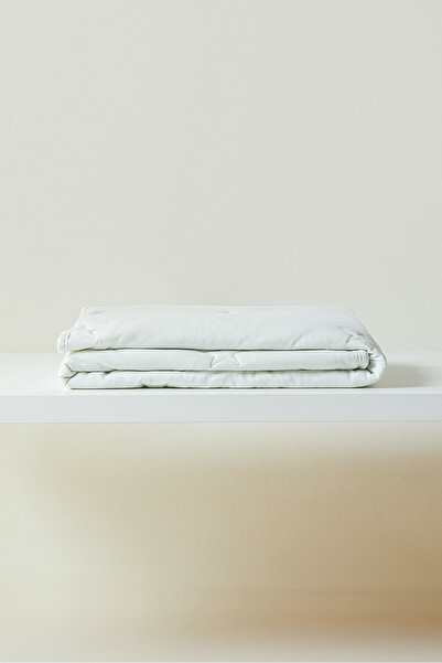Ocean Home Textile %100 Pamuk Penye Mavi Yıldız Nakışlı Bebek Yorgan Çok Amaç...