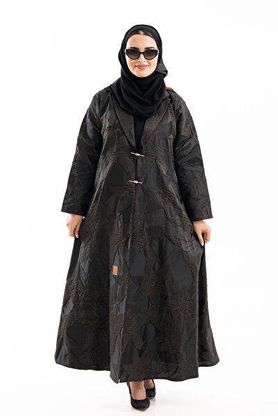 Hasnaa Abaya Dark Brown Bajaker Covenant Blazer