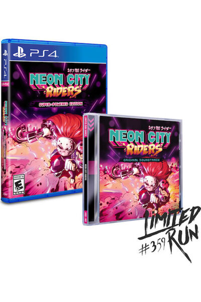 Limited Run Games Νέον Σίτι Ράιντερς: Σούπερ-Δυναμική Έκδοση - Παιχνίδι PS4