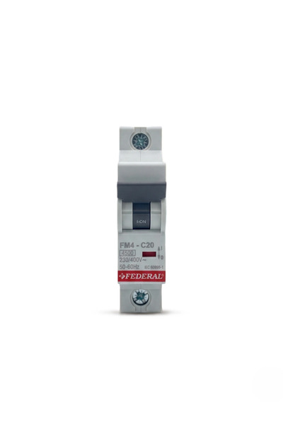 Generic Brand فيدرال 1X20 A C نوع 4.5Ka صمام أمان أوتوماتيكي FM4 9EG-C0431-SD20