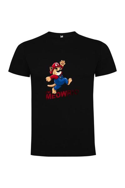 iLovePrints Mario Meow Cap Tshirt