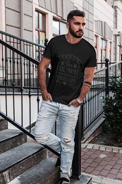 iLovePrints Rocking the Dog Mama and Teacher Life Tshirt