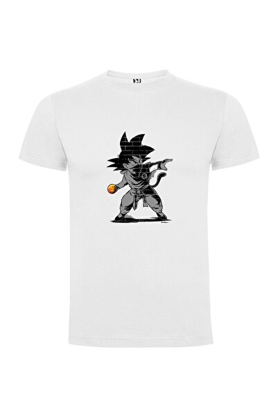 iLovePrints Goku's Brick Ball Portrait Tshirt