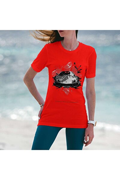 iLovePrints Abstract Sports Car Illustration Tshirt