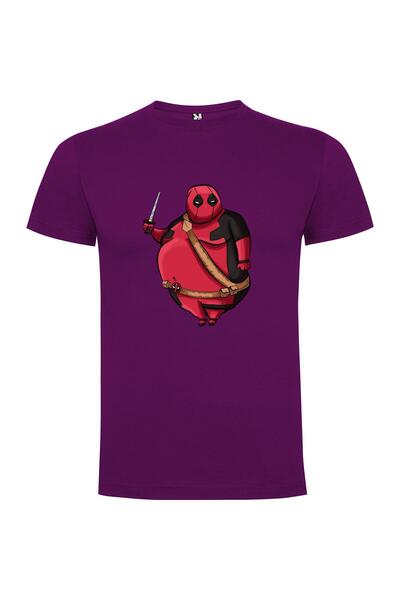 iLovePrints Deadpool's Iconic Cutlery Tshirt