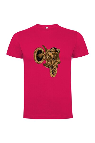 iLovePrints Dirt-Drifting Motorcycle Maverick Tshirt