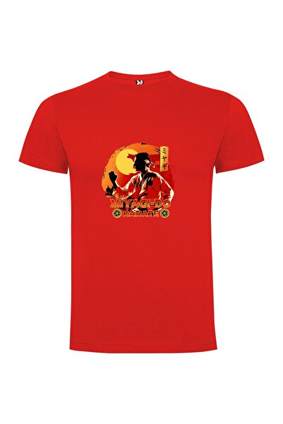 iLovePrints Sunset Karate Pose Tshirt