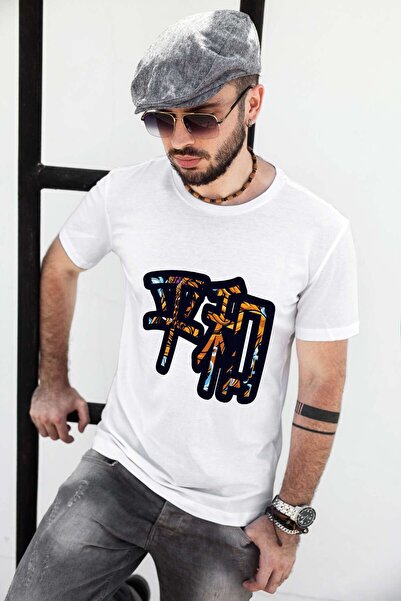 iLovePrints Abstract Art with Kanji Tshirt