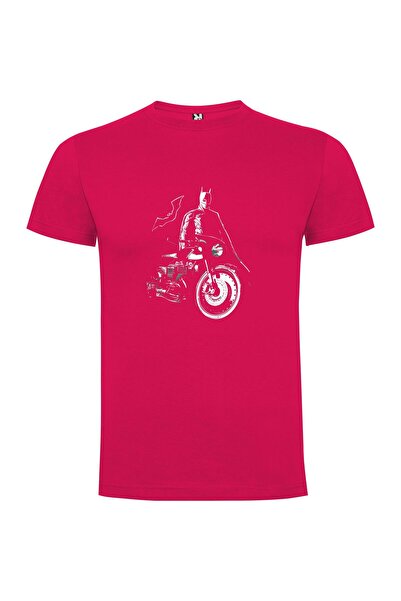 iLovePrints Retro Dark Knight Biker Tshirt