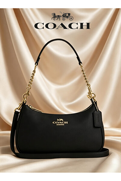 Coach New York حقيبة كتف نسائية بتصميم مميز، حقيبة يد، حقيبة ماسنجر