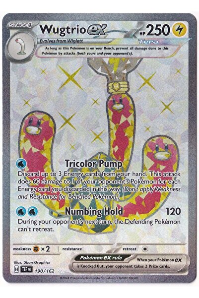Pokemon Wugtrio ex #190 - Temporal Forces - Kartı (Mint)