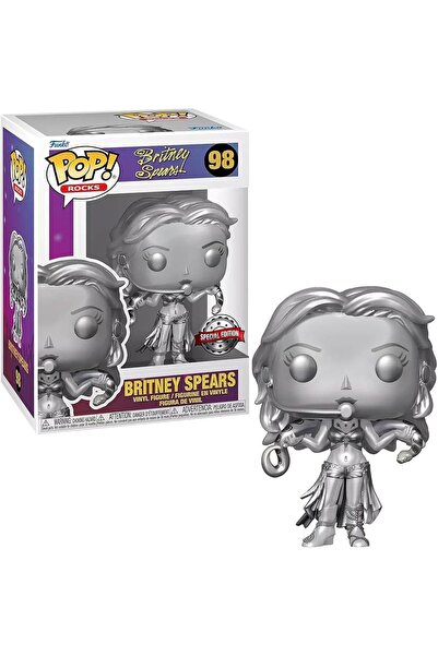 Funko POP! Rocks 98 Britney Spears Metalik Özel Figür