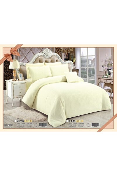 Ropi Hotel Bedspread Moving Filling Soft Cotton - Striped Cool Summer Quilt Set