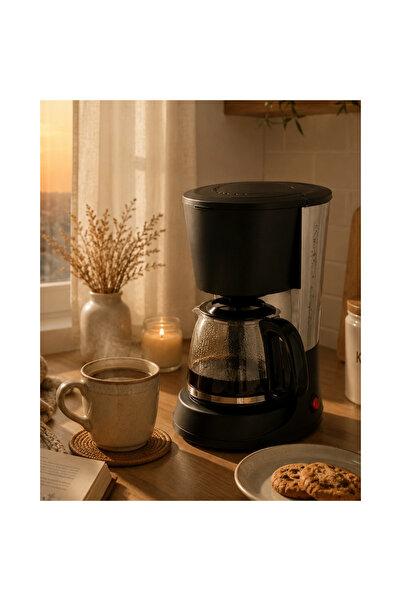 Epilons Glass Teapot Filter Coffee Maker with Thermostat and Warm Keeping System