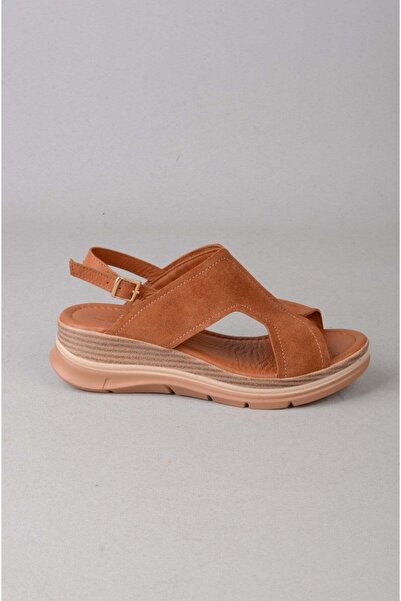 SEÇ KUNDURA Seç 8059 Genuine Leather Padded Heel Sandals (Heel Height: 4.5cm)...