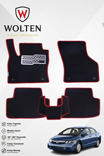 w wolten german engineered CİVİC-FD6-SEDAN-HONDA-(2006-2011) İÇİN EVA İÇ PASP...