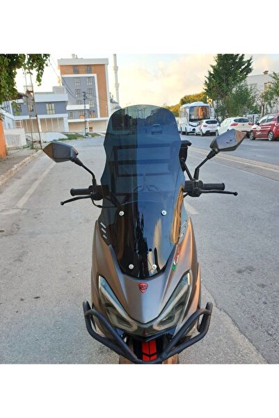 MOTOCAM RKS Newlight 125 Ön Cam 2021-2022 Model 55cm Siyah Renkli 4mm PRO MOD...