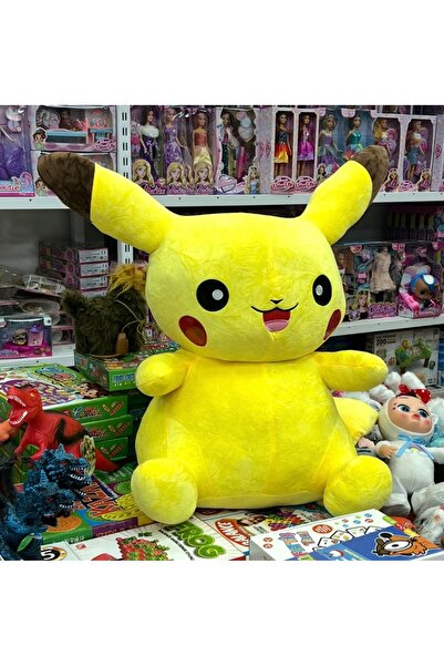 BLACK DİAMOND PLUSH TOY DEV BOY PİKACHU İTHAL PELUŞ ÜRÜN 1,20 CM
