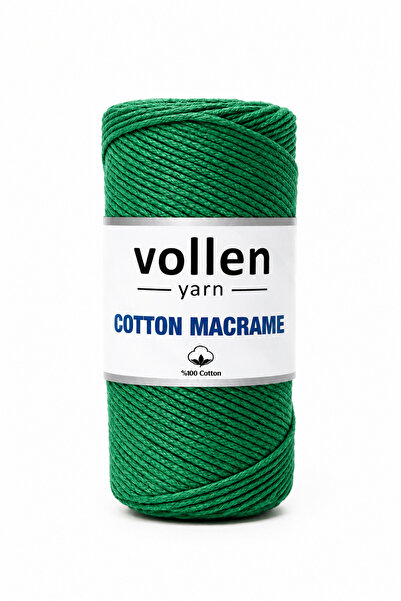 vollen yarn 200GR, Sfoară de macrame din bumbac premium, Macrame din bumbac c...