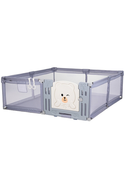 Evelise Țarc pentru copii Chipolino Amico 200x180 cm cu ușă gri