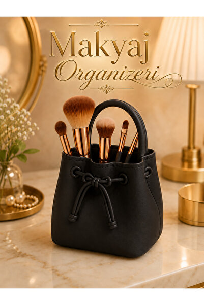 senayartstudio منظم مكياج بتصميم حقيبة |   حامل لتنظيم الفرش ومستحضرات التجمي...